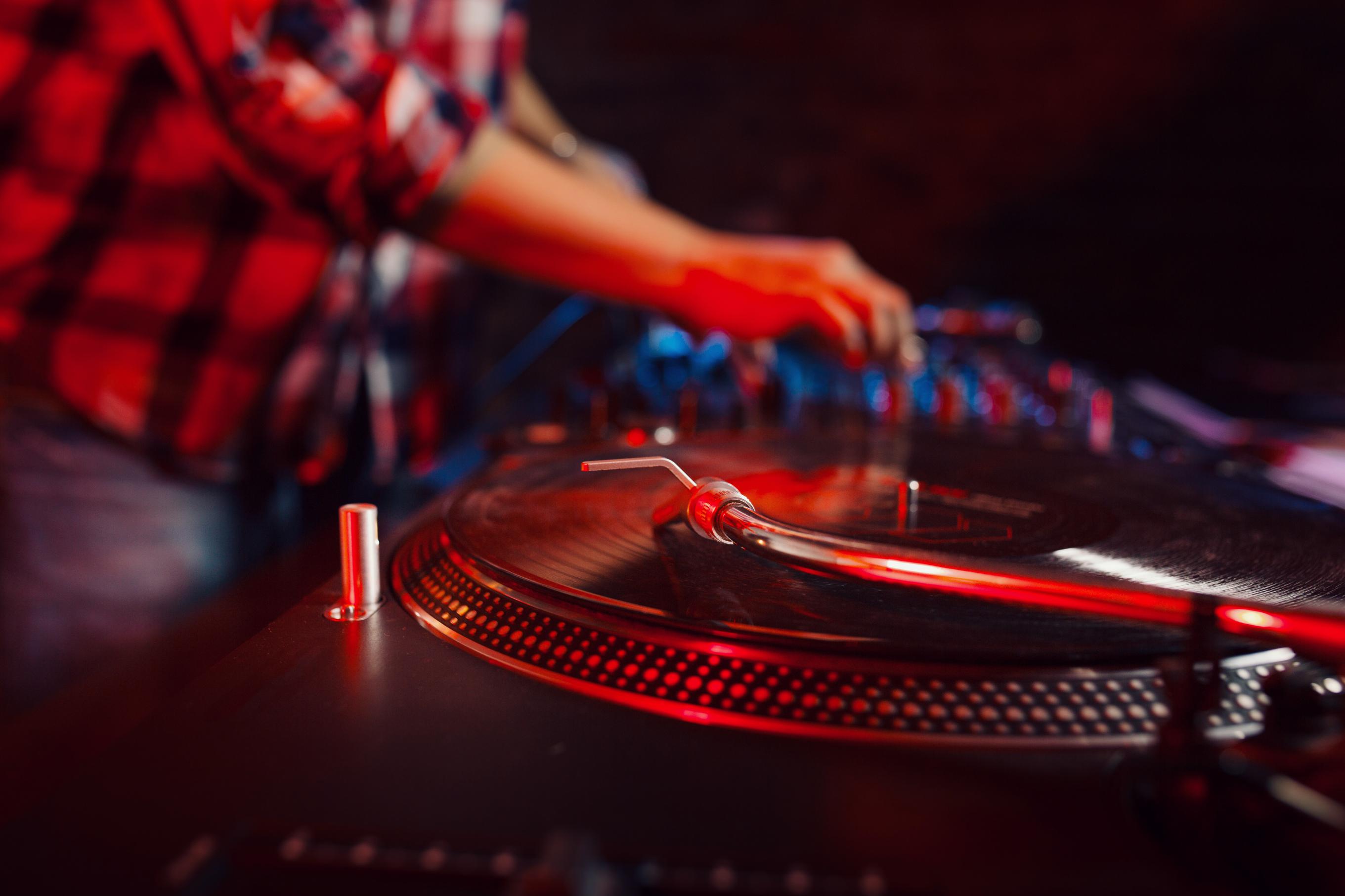 DJ Ron Howard performing in Gilbert, Arizona.